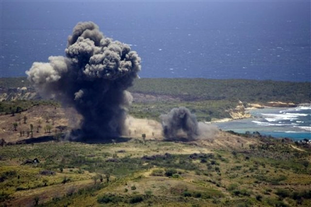 US Navy Continues Bombing Vieques!