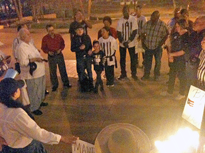 ORLANDO, FL:  March/Candlelight Vigil for  Oscar López Rivera